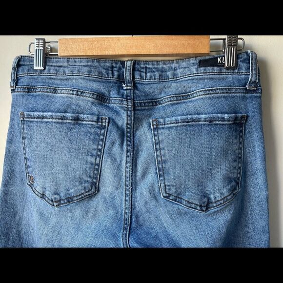KUT from the kloth ankle raw hem straight leg jeans size 4 - Picture 6 of 15